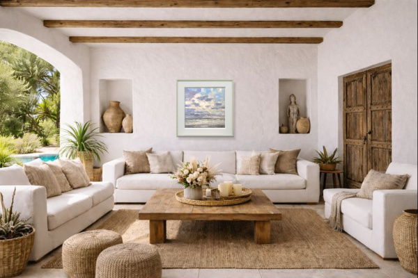 Breathing In The Morning Air by Harry Brioche, original painting, in room