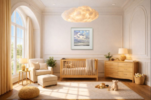 Breathing In The Morning Air by Harry Brioche, original painting, in room