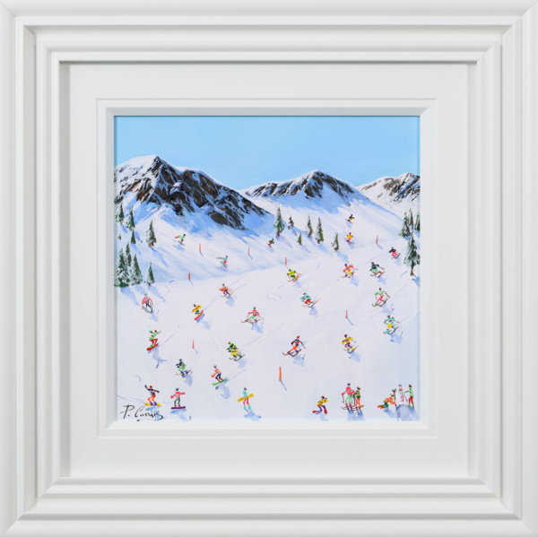 Between The Peaks by Paola Cassais, original painting