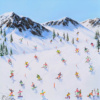 Between The Peaks by Paola Cassais, original painting