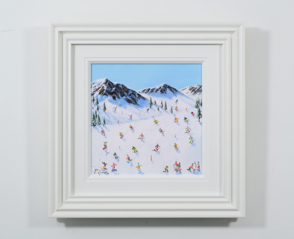 Between The Peaks by Paola Cassais, original painting