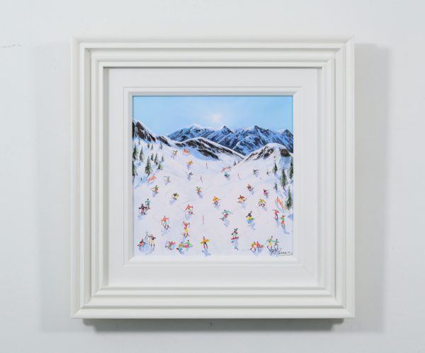 First Tracks Through The Valley by Paola Cassais, original painting