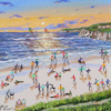 Golden Tides by Paola Cassais, original painting