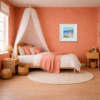 Summer Along The Cliffs by Paola Cassais, original painting, in room
