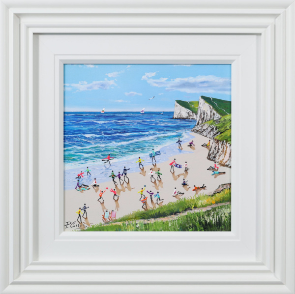 Jurassic Coast Day by Paola Cassais, original painting