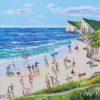 Jurassic Coast Day by Paola Cassais, original painting