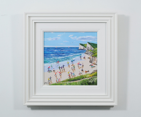 Jurassic Coast Day by Paola Cassais, original painting