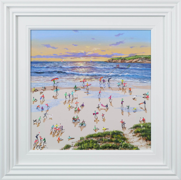 Sunset On The Sands by Paola Cassais, original painting