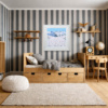 Alpine Playground by Paola Cassais, original painting, in room
