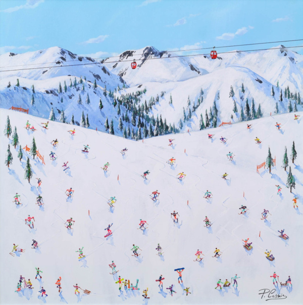 Alpine Playground by Paola Cassais, original painting