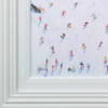 Powder Day Rush by Paola Cassais, original painting, detail