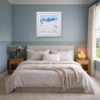 Powder Day Rush by Paola Cassais, original painting, in room