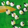 Could It Be… by David Alderman, original painting, detail