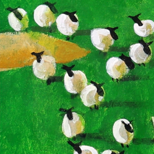Could It Be… by David Alderman, original painting, detail