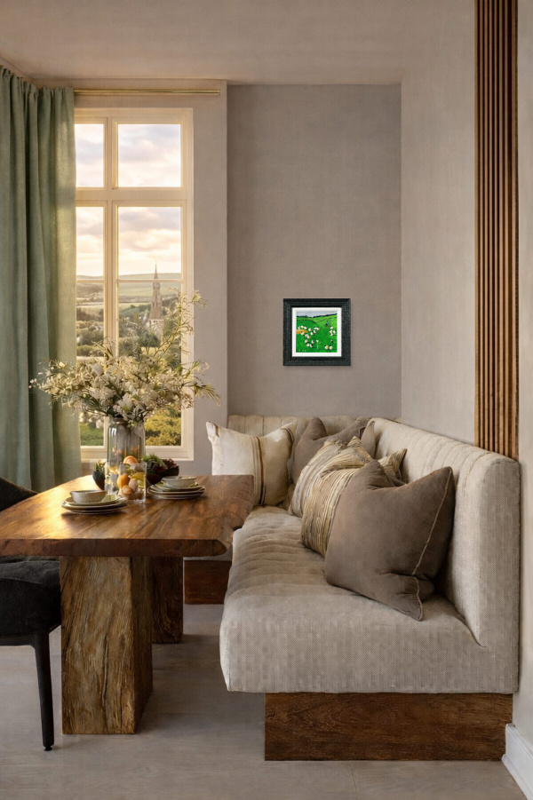 Could It Be… by David Alderman, original painting, in room