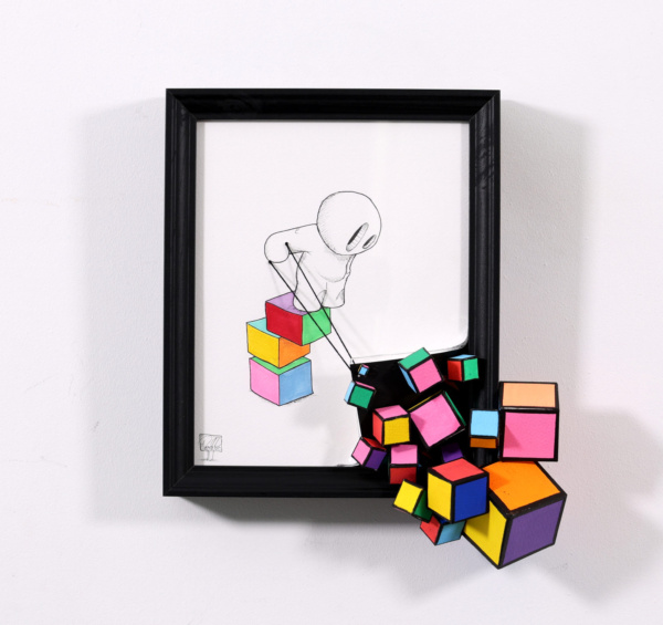 Emergence Of Thought by Damilola Odusote, original painting