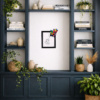 Strings Of Perception by Damilola Odusote, original painting, in room