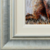 Roxy The Foxy by Ruby Keller, original painting, detail