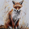 Roxy The Foxy by Ruby Keller, original painting