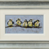 Blue Tits Only by Ruby Keller, original painting