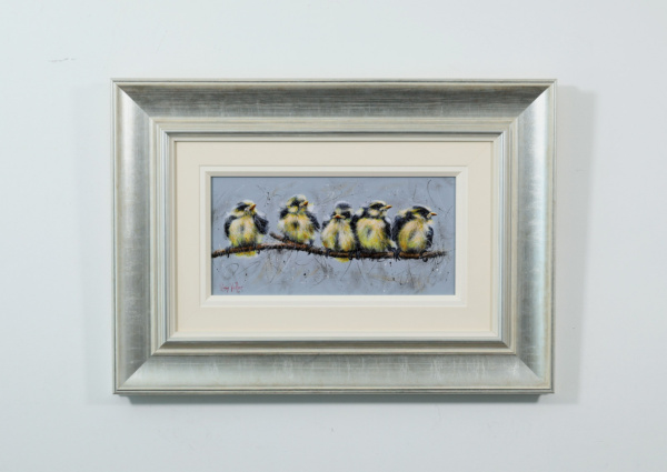 Blue Tits Only by Ruby Keller, original painting