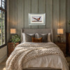 Pheasant, Ash Flash by Ruby Keller, original painting, in room