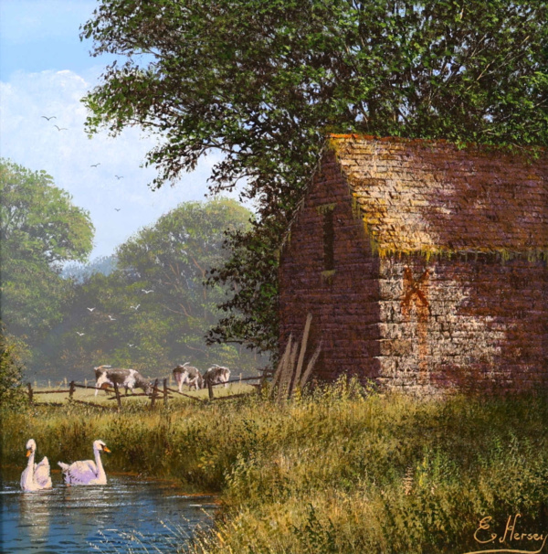 Summers In The Countryside by Edward Hersey, original painting