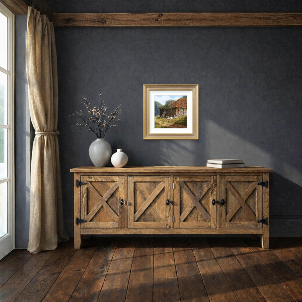 Out With The Girls by Edward Hersey, original painting, in room