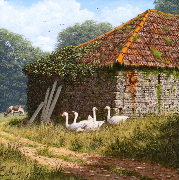 Out With The Girls by Edward Hersey, original painting