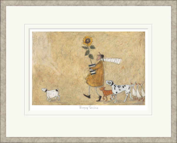 Bringing Sunshine by Sam Toft, limited edition print