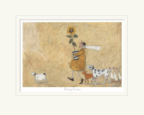 Bringing Sunshine by Sam Toft, limited edition print