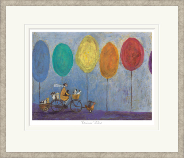 Rainbow Riders by Sam Toft, limited edition print