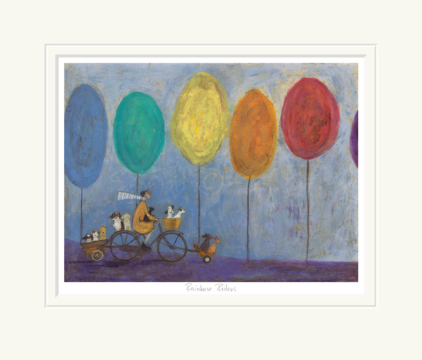 Rainbow Riders by Sam Toft, limited edition print