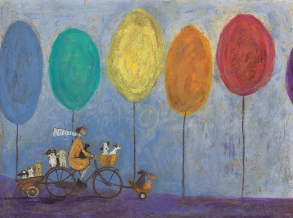 Rainbow Riders by Sam Toft, limited edition print