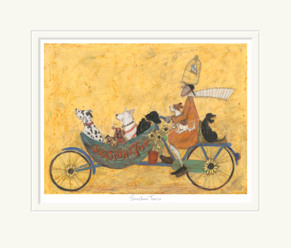 Sunshine Tours by Sam Toft, limited edition print