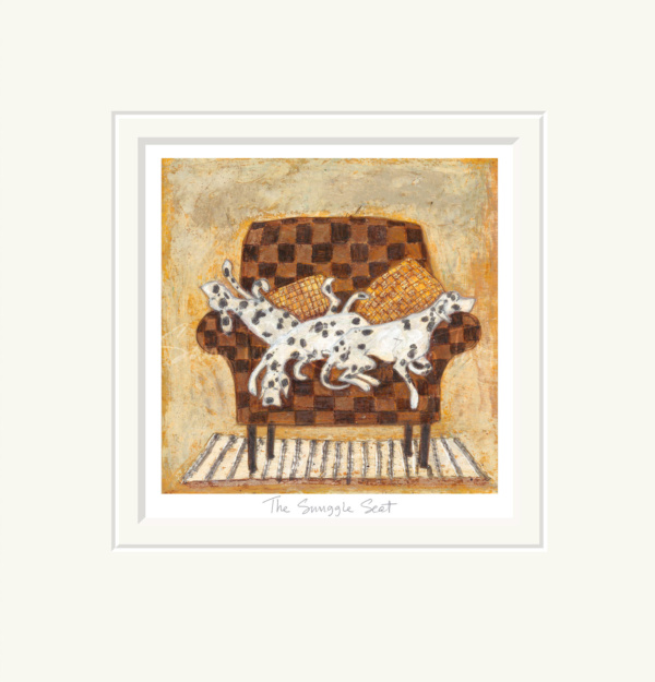 The Snuggle Seat by Sam Toft, limited edition print