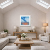 Our Time by Ben Payne, original painting, in room