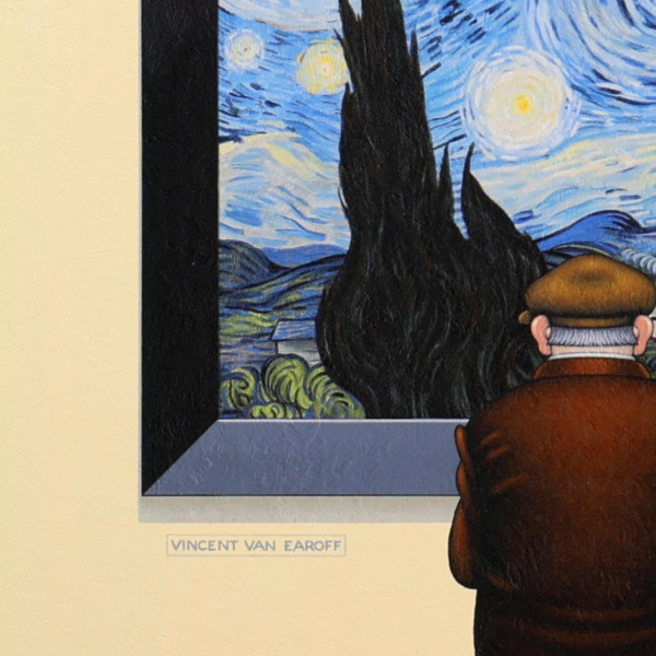 Van Gogh – Starry Night by Chris Chapman, limited edition print, detail