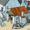 Catch Of The Day (Commission) by Alan Smith, original painting, detail