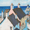 Catch Of The Day (Commission) by Alan Smith, original painting, detail