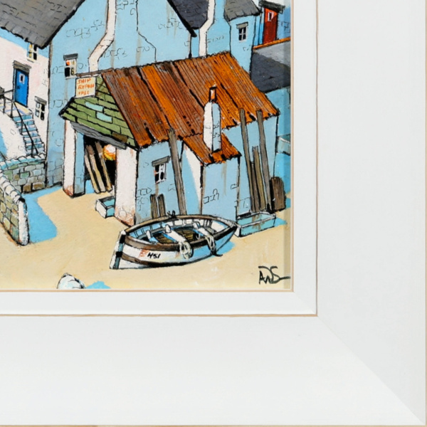 Catch Of The Day (Commission) by Alan Smith, original painting, detail