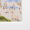 Sunset & Lilos by Paola Cassais, original painting, detail