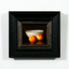 Orange, Apple & Porcelain Bowl by Ronald Berger, original painting