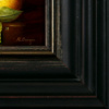 Two Fresh Lemons by Ronald Berger, original painting, detail