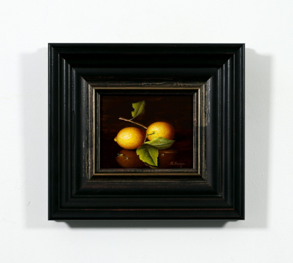 Two Fresh Lemons by Ronald Berger, original painting