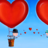 Kisses On The Wind by Michael Abrams, original painting, detail