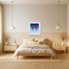 Kisses On The Wind by Michael Abrams, original painting, in room