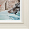 Hooked On Love by Michael Abrams, original painting, detail