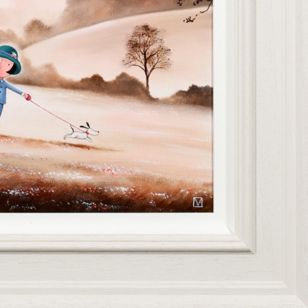 Loving Life by Michael Abrams, original painting, detail