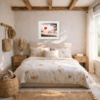 Loving Life by Michael Abrams, original painting, in room